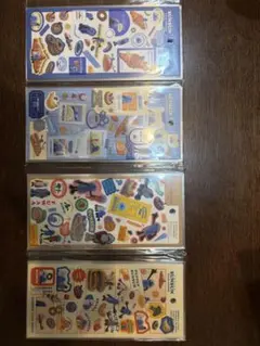 ★新品★パペットスンスン クリアシール MARKET BREAKFAST 4種