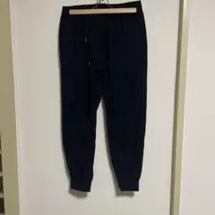 ネイビー ジョガーパンツ ゴムウエスト