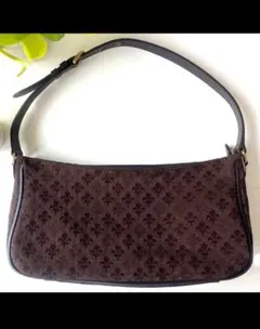 極美品！パトリックコックスショルダーバッグ茶色ブラウンスエード風