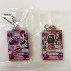 アイカツ アクリルチャーム ローズボンボントップス マルチカラーホルターキャミ