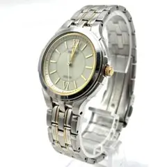 稼働品　SEIKO solar メンズ腕時計 ソーラー　V181-0AK0