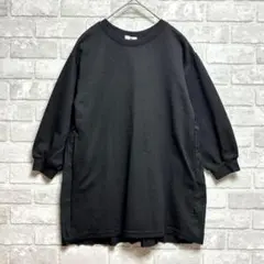 プチプラのあや キッズ 130 女の子 ドッキングワンピース プリーツ ブラック