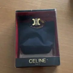値下げ　未使用　CELINE セリーヌ　ネイビーポーチミニバッグ　ハンカチセット