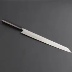 11247梵静刃物 切付柳刃包丁 尺 刃は究極の切れ味刺身包丁 黒檀黒水牛八角柄