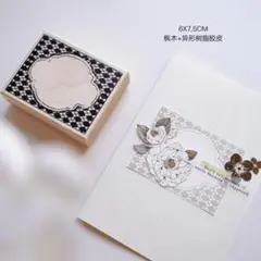 ラベルフレーム スタンプ 手帳デコ コラージュに