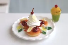 【在庫クリアランス】ミニチュア　ハワイアンパンケーキセット