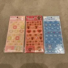 Sanrio キャラクタータイルシール 3セット