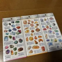 大人の図鑑 3D クラゲ パン 鉱物2 3枚セット
