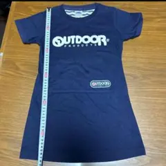 【OUTDOOR PRODUCTS】 半袖Tシャツ ワンピース ネイビー