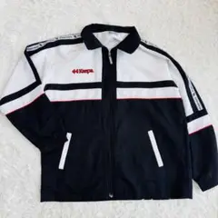 90s Kaepa トラックジャケット LLサイズ 白×黒