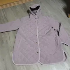 薄紫キルトジャンパーLL