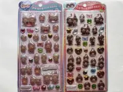 【正規品】モンチッチ⭐︎うるちゅるポップシール 2シートセット