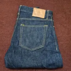 未使用級 ジャパンブルージーンズ サークル 赤耳 濃紺 着用感
