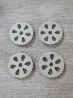 陶器製 蓮根型 排水口カバー 4個セット