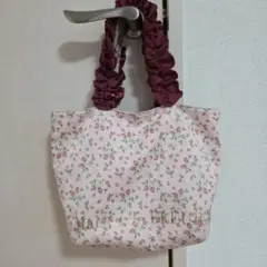 メゾンドフルール フリルハンドル ランチトート いちご ストロベリー