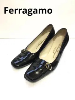☆人気 Ferragamo パンプス ブラック 23cm