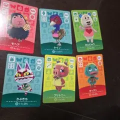 あつまれどうぶつの森 amiiboカード 第1弾 6枚セット