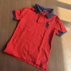 ポロラルフローレン　赤 ネイビー ポロシャツ　7