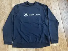 snow peak ブラック スウェット