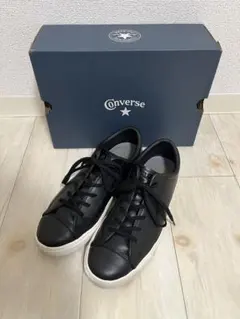 オールスタークップ　黒スニーカー