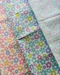 生地 はぎれ 花柄 リボン柄 3枚セット