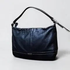 美品 COACHコーチハンプトンズ7461タッセルワンショルダー レザー