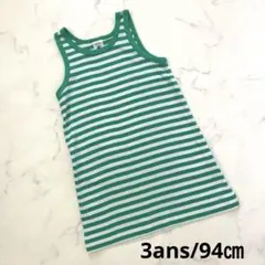 プチバトー　ボーダーワンピース　3ans/94㎝