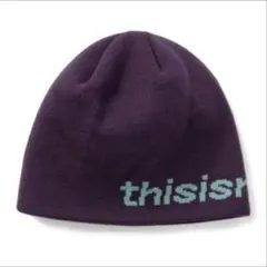 thisisneverthat ビーニー ニット帽 紫のサムネイル