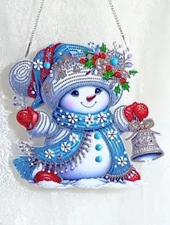 可愛い雪だるまの壁飾り ルームオーナメント インテリア