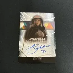 Topps Star Wars Shin Hati サインカード