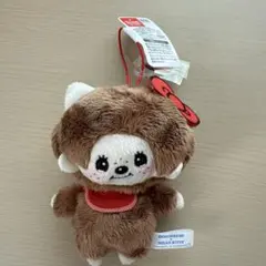 【未使用】モンチッチ×ハローキティ おそろいアクリルチャーム付きマスコット
