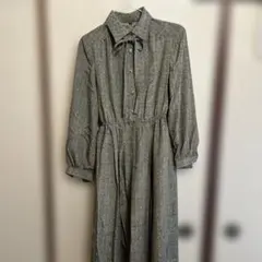 レディース　昭和　レトロ　ワンピース　長袖ワンピース