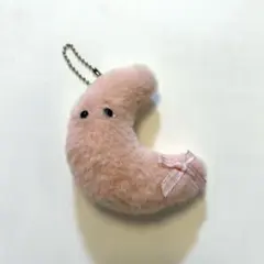 ピンク三日月　ハンドメイドぬいぐるみ