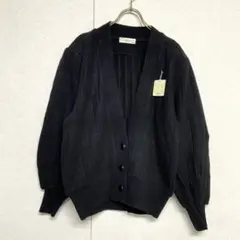 新品・未使用⭐️ブラック　カーディガン　昭和レトロ　ヴィンテージ