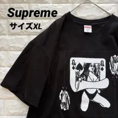 Supreme シュプリーム Queen Teeトランプ ロゴ Tシャツ XL