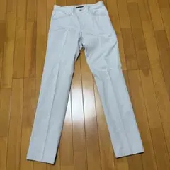 theoryメンズライトグレーコットンスラックスのサムネイル