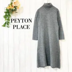 【PEYTON PLACE ペイトンプレイス】タートルネック ニットワンピース