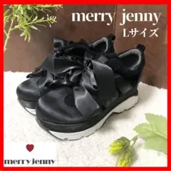 ☆大人気モデル！【merry jenny】メリージェニー　リボンスニーカー　厚底のサムネイル