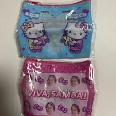 マツケンサンバ ×ハローキティ クリアラメポーチ