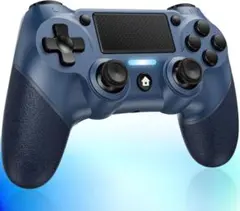 新品未使用　PS4 コントローラー 青 TURBO機能搭載