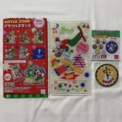 ディズニー ダイソー アクリルスタンド ワッペンステッカー グーフィー