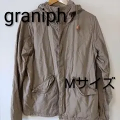 graniph ベージュ マウンテンパーカー ジャンパー アウター Mサイズ