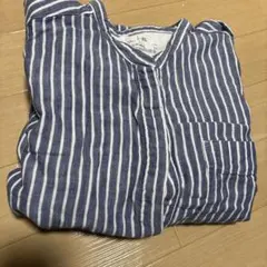 MUJI　無印良品計画　クルタ　ストライプ　ダブルガーゼ　 部屋着　L～XLのサムネイル