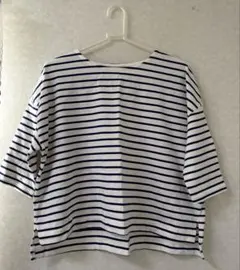 【新品】ハニーズ ボーダー カットソー M ネイビー ホワイト 綿100%