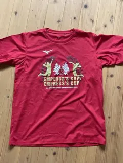 エンペラーズカップ バレーボールシャツ 赤 2024