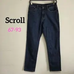 1968 Scroll ストレッチデニムパンツ チェーンステッチ ネイビーのサムネイル