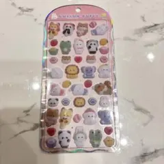 マ*ス様 コットンパフィーシール　アニマル