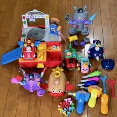 アンパンマン組み立てDIY ねじねじ/まとめ売り　ダダンダン　バイキンUFO等