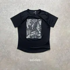 adidas/半袖Tシャツ/L/黒/AEROREADY/スポーツ/サラサラ/速乾