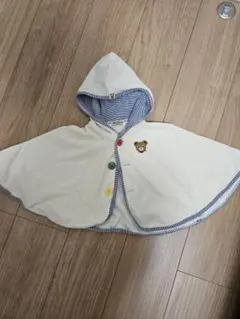 ミキハウス ベビーポンチョ フリーサイズ